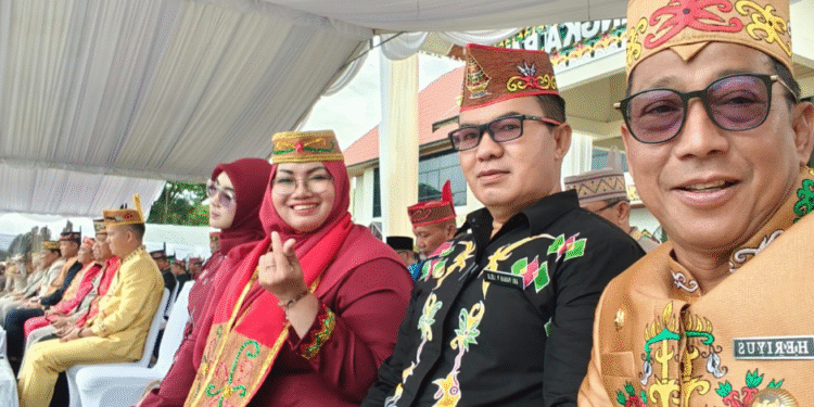 Bupati Murung Raya Hadiri Peringatan Hari Jadi ke-60 Pemkot dan ke-68 Kota Palangka Raya
