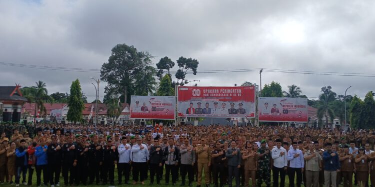 Pemkab Barito Timur Gelar Apel Gabungan dan Doa Bersama untuk Jaga Persatuan