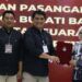 Penetapan Shalahuddin - Felix sebagian Bupati dan Wakil Bupati Barito Utara oleh KPU, Sabtu (20/9/2025).