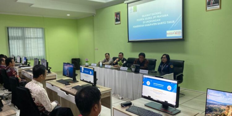 Peserta Seleksi Sekda Bartim Jalani Asesmen di BKN Banjarbaru