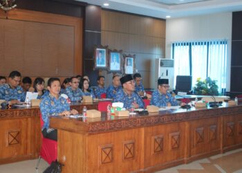 Pemkab Barito Timur Ikuti Rakor Pemantauan Indeks Pencegahan Korupsi Bersama KPK