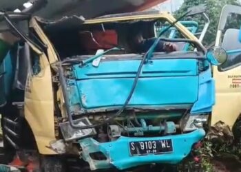 Truk Oleng Hantam Rumah di Barito Timur, Kerugian Ditaksir Capai Rp100 Juta