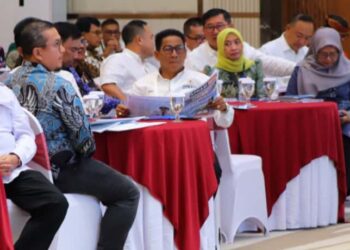 Bupati Murung Raya, Heriyus, menghadiri Koordinasi Program Kerja Sama Apkasi, Kemdikdasmen RI, Kemdiktisaintek RI, dan Yayasan Pendidikan Adiluhung Nusantara di Jakarta, Kamis (16/10/2025).