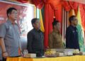 Bupati Murung Raya, Heriyus, dalam kegiatan Musyawarah Kabupaten PBSI Murung Raya Tahun 2025 di Gedung DAD Puruk Cahu, Senin (3/11/2025).