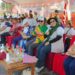 Wakil Ketua I DPRD Murung Raya, Dina Maulidah, saat menghadiri Festival Budaya Murung Raya 2025 di depan Stadion Mini Puruk Cahu, Selasa (29/7/2025).