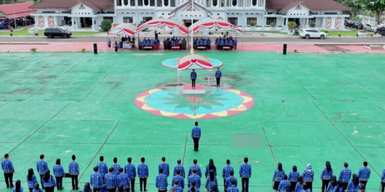 HUT KORPRI ke-54: Wabup Rahmanto Muhidin Serukan Pelayanan Tanpa Batas