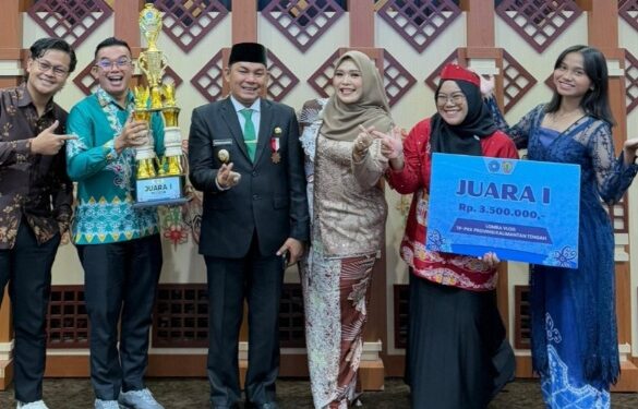 Wakil Ketua I DPRD Murung Raya, Dina Maulidah, memberikan dukungan terhadap prestasi TP PKK daerah sebagai juara lomba vlog tingkat Provinsi Kalimantan Tengah.