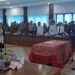 Bupati Bartim M.Yamin, mengambil sumpah janji jabatan Sekda Definitif Misnohartaku, M.Ec.Dev.,CGRE, di Ruang Rapat Kantor Bupati, Senin (5/1/2026).