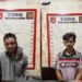Tersangka SU (45) dan MU (25) yang diamankan polisi.