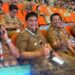 Bupati Barito Utara, H. Shalahuddin dan Wabup Felix Sonadie Y. Tingan, mengahadiri Rakornas 2026 di Bogor, Senin (2/2/2026).