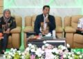 Wakil Bupati Barito Utara, Felix Sonadie Y. Tingan, ketika memberikan arahan dan sambutan di Musrenbangcam Lahei Barat, Rabu (4/2/2026).