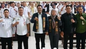 Wakil Ketua II DPRD Kabupaten Barito Utara, Hj. Henny Rosgiaty Rusli, menghadiri Musrenbang tingkat Kecamatan Lahei Barat, Rabu (4/2/2026).