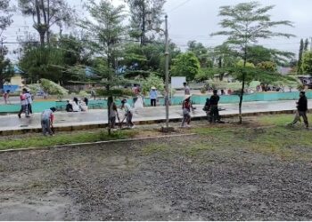 Gerakan Indonesia Asri yang dilaksanakan Polsek Dusun Timur bersama unsur Forkopimcam dan pelajar, Jumat (6/2/2026).