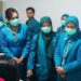 Ketua TP PKK Barito Utara, Hj. Maya Savitri Shalahuddin, bersama Ketua GOW Mira Apriyantinada Felix Y. Tingan, serta Ketua DWP Marsiana Muhlis, meninjau pelayan RSUD Muara Teweh, Minggu (8/2/2025).