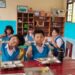 Anak - anak di TK Melati I yang menerima program MBG. (ist)