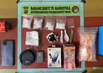 Sabu Disembunyikan dalam Kaleng Snack, Pengedar Lintas Provinsi Ditangkap di Tamiang Layang