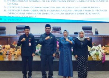 Lima Raperda Dibahas, DPRD Barito Utara Gelar Paripurna Penyampaian Pandangan Fraksi