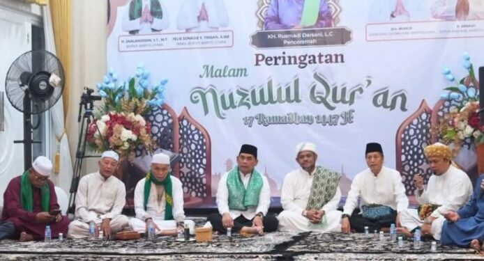 Pemkab Barito Utara Peringati Nuzulul Qur’an di Rumjab Bupati