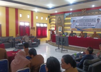 Pelaksanaan Musrenbang RKPD Tahun 2027 yang dilaksanakan di aula Kantor Bapplitbangda, Selasa (10/3/2026).