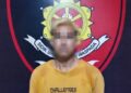 Pelaku WY alias YD (26) yang telah diamankam polisi.