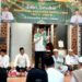 Bupati Barito Utara Shalahuddin, ketika menyampaikan sambutan dalam Safari Ramadan di Masjid Arafah, Kelurahan Lanjas.