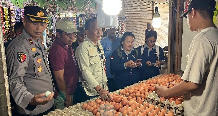 Tim terpadu yang terdiri dari Jajaran Polres Bartim, pemerintah daerah, serta instansi lainnya yang turun langsung melakukan pengecekan lonjakan sembako, Jumat (13/3/2026).
