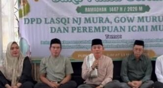 Waket I DPRD Murung Raya, Dina Maulidah (paling kanan) dalam buka puasa bersama ormas perempuan.