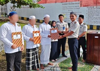 Tiga Warga Binaan Rutan Tamiang Layang Langsung Bebas Usai Terima Remisi Idulfitri