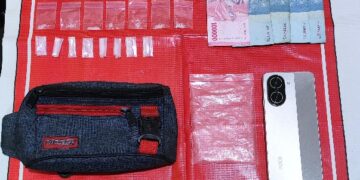 Barang bukti yang diamankan dari tangan MAN alias Azib.