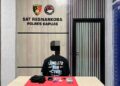 A alias AN (22) beserta barang bukti yang diamankan jajaran Satresnarkoba Polres Kapuas.