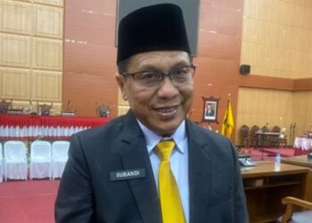 Ketua DPRD Kota Palangka Raya, Subandi.