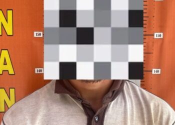 Pelaku MR (27) yang diamankam polisi.