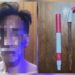 AR alias Robot (41) dan barang bukti yang diamankan.