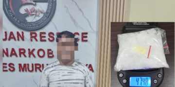 R (44) dan barang bukti yang diamankan.