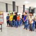Warga binaan Rutan Tamiang Layang yang mengikuti ibadah Paskah secara virtual, Minggu (5/4/2026).