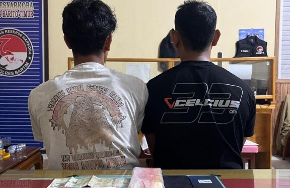 Dua pelaku J (23) dan K (40).