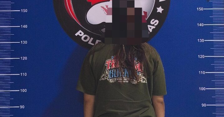 NN (22) yang diamankan polisi.