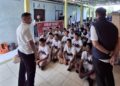 Sosialisasi Satresnarkoba Polres Kapuas kepada calon paskibraka yang mengikuti seleksi, Rabu (15/4/2026).