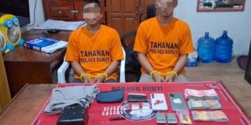 Dua pelaku MS (27) dan MM (25) yang diamankan.