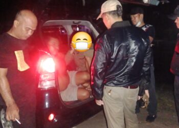 Jajaran Satresnarkoba Polres Pulang Pisau mengamankan pelaku HAB (27), Selasa (21/4/2026). (Ist)