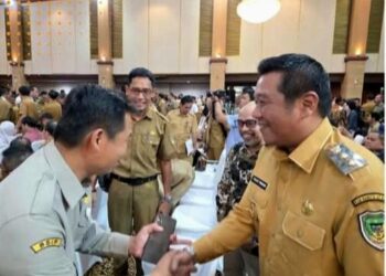 Wabup Barito Utara, Felix Sonadie Y. Tingan, menghadiri Rakornas Kementan, Senin (20/4/2026).