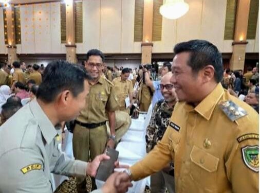 Wabup Barito Utara, Felix Sonadie Y. Tingan, menghadiri Rakornas Kementan, Senin (20/4/2026).