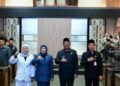 Wakil Bupati Barito Utara, Felix Sonadie Y. Tingan, berpose bersama unsur pimpinan dewan, Jumat (30/4/2026).