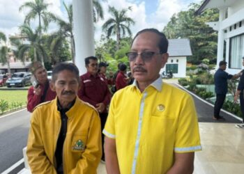 Ketua DPD Golkar Barito Timur, Supriatna, usai menghadiri Sosialisasi Empat Pilar Kebangsaan yang dilaksanakan oleh Anggota DPR RI Bias Layar, Senin (27/4/2026).