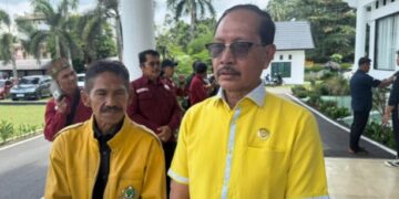Ketua DPD Golkar Barito Timur, Supriatna, usai menghadiri Sosialisasi Empat Pilar Kebangsaan yang dilaksanakan oleh Anggota DPR RI Bias Layar, Senin (27/4/2026).