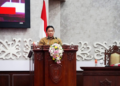 Wagub Kalteng, Edy Pratowo, saat menyampaikan tanggapan atas hasil reses DPRD, Senin (5/1/2026).