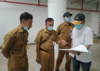 Jelang Dibuka, Dishub Kalteng Uji Sistem Parkir Basement RTH Bundaran Besar