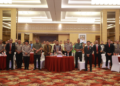 Wagub Kalteng, Edy Pratowo, menghadiri peringatan HUT Satpam ke-45 di Aquarius Boutique Hotel, Kamis (8/1/2026).