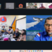 Rapat Koordinasi Antisipasi Karhutla secara daring bersama sejumlah pemangku kepentingan.