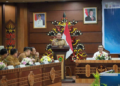 Wagub Kalteng, Edy Pratowo, dalam peluncuran aplikasi E-Pahari.